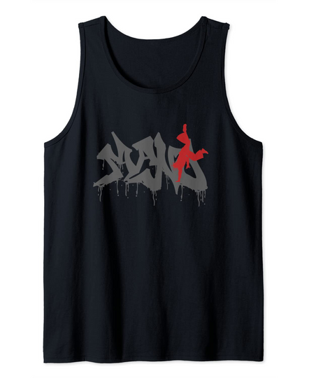 Break Dancing Design Tank Top