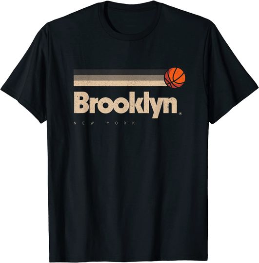 Discover Brooklyn Basketball Ball New York City T-Shirt