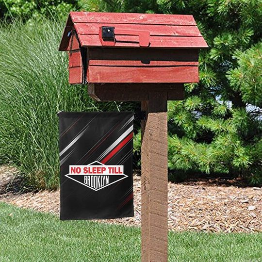 No Sleep Till Brooklyn Garden Flag Double Sided Home Decoration