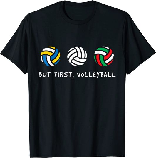 First Volleyball Beach Volleyball Ballsport Lover T-Shirt
