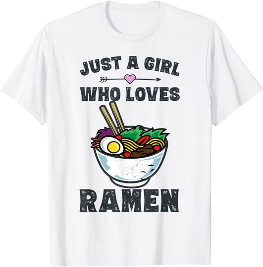 Japanese Ramen Noodles Shirt Girls Anime Lovers T Shirt
