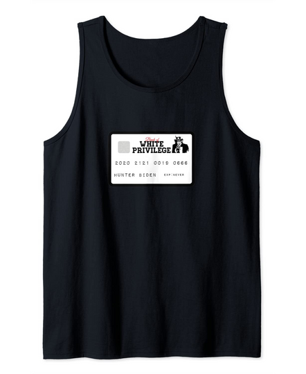 White Privilege Credit Card Tank Top