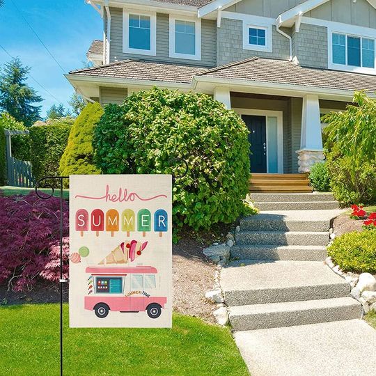 Personalized Hello Sunshine Garden Flag