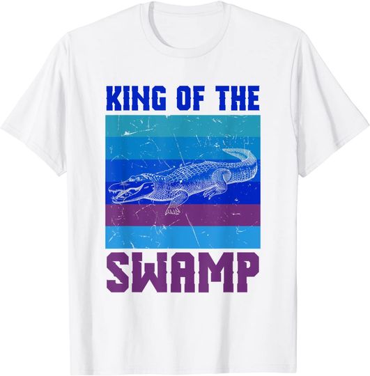Discover Cool King Of The Swamps Crocodile Swamp Lovers gift T-Shirt