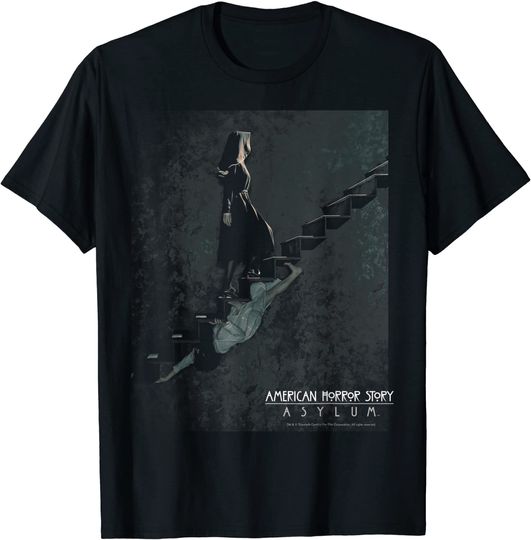 Discover American Horror Story: Asylum Stairs Poster T-Shirt