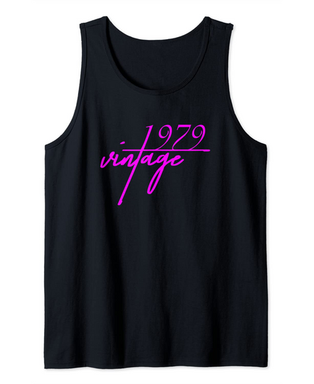 Discover 1979 Vintage. 40th Birthday Idea For Men And Women Tank Top