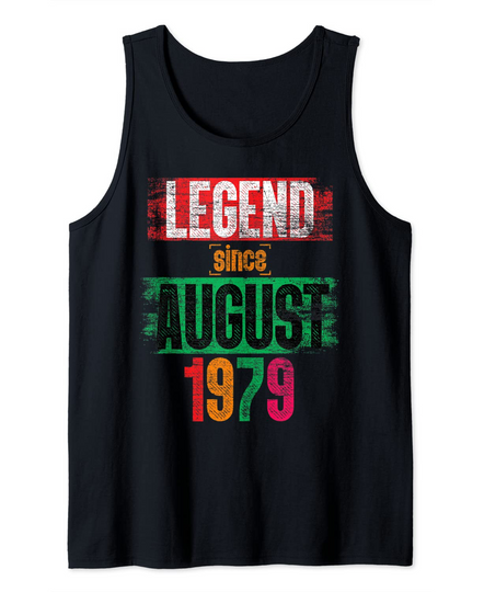 Discover Legend Since August 1979 42nd Birthday Tank Top