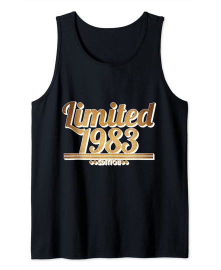 Discover Limited 1983 Edition Birthday Design Tank Top