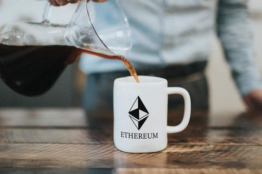 Ethereum Mug Crypto Currency Coffee Mug Love Gift Idea I Accept ETH Black Logo Bitcoin Investing HODL Millionaire Mining Motivation Inspiration