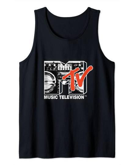 Classic MTV Logo Radio Design Tank Top