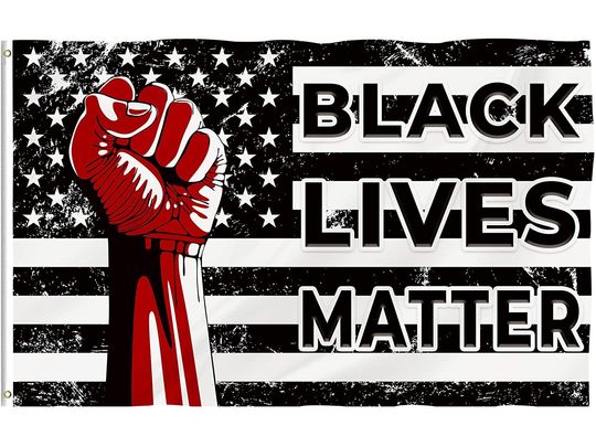 Bonsai Tree Black Lives Matter Flag