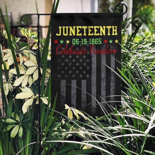 OUXIOAZ Garden Flags Juneteenth Flag