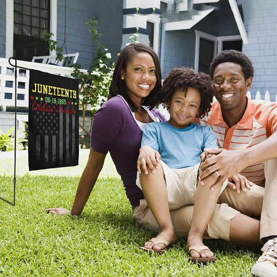 OUXIOAZ Garden Flags Juneteenth Flag