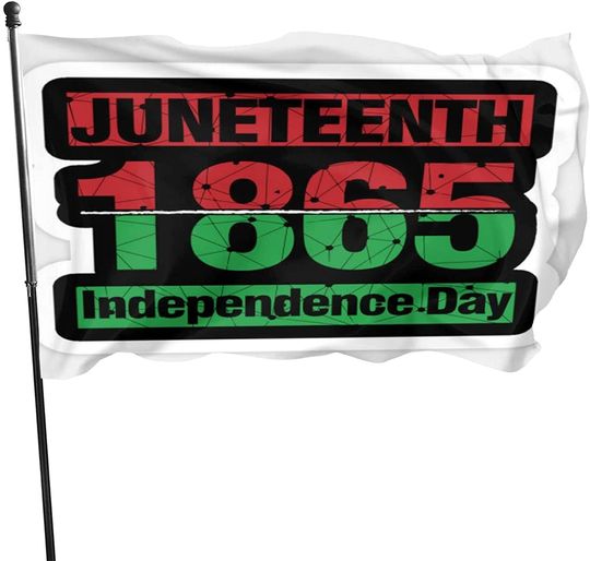 Juneteenth 1865 Independence Day Garden Flag