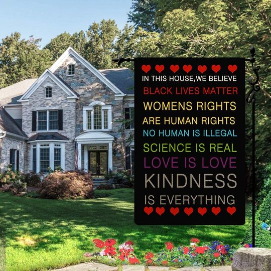 COSKAKA Black Lives Matter Garden Flag BLM Flag