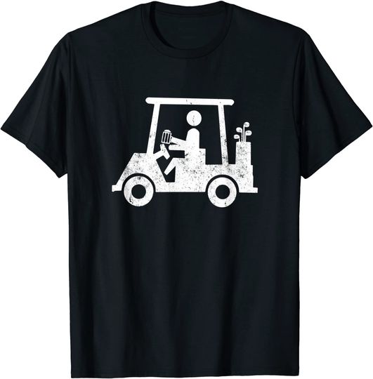Golfer Holding Beer Funny Golf Outing T Shirt