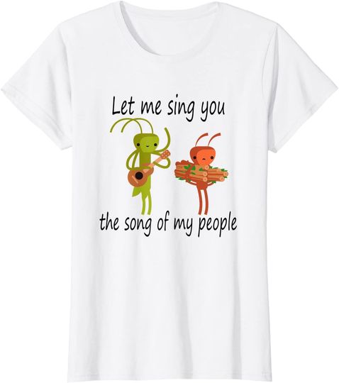 Brood X Women's T Shirt Let Me Sing You The Song Of My People