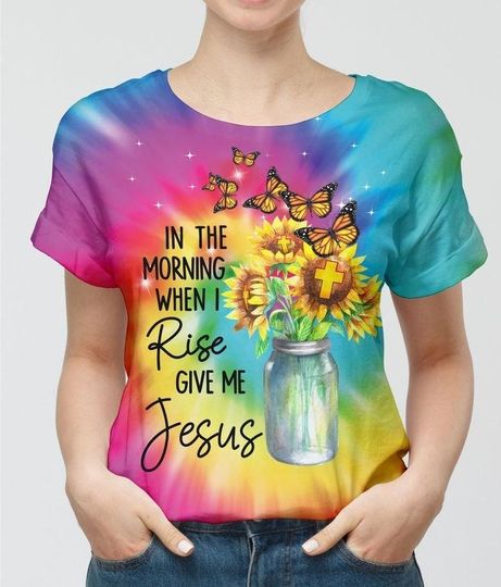 Butterfly And Jesus - Unisex T-Shirt