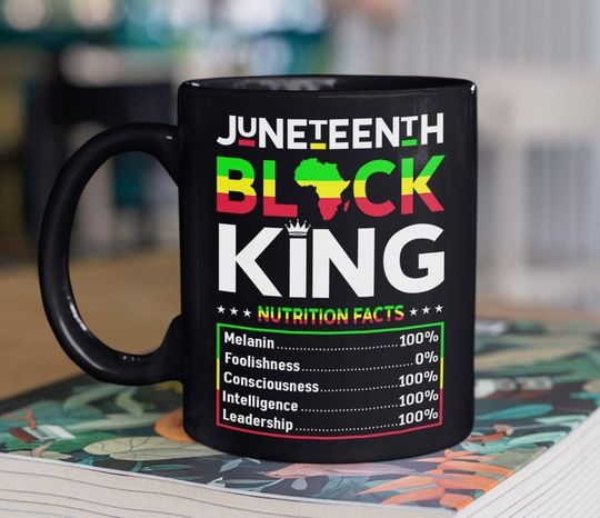 Juneteenth Black History Month Mug, Empowerment Gift For Racial Equality Civil Rights Awareness Black Lives Matter