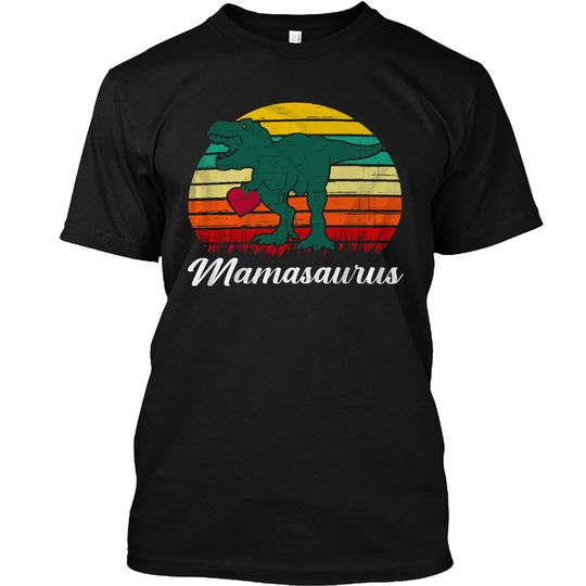 Discover Mamasaurus Vintage Dino Mom T-Shirt