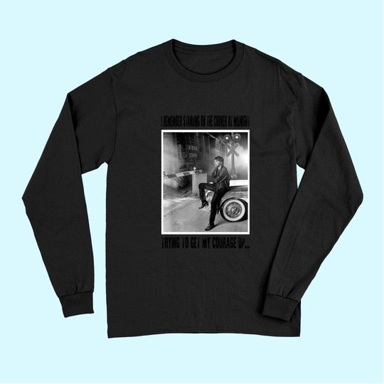 Discover Graphic Bob Idol Seger Quote Music - Design Arts Distressed Long Sleeves