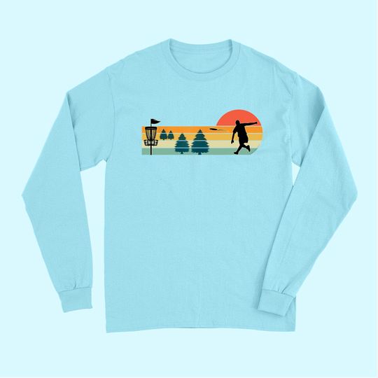 Cool Retro Disc Golf Sport Long Sleeves