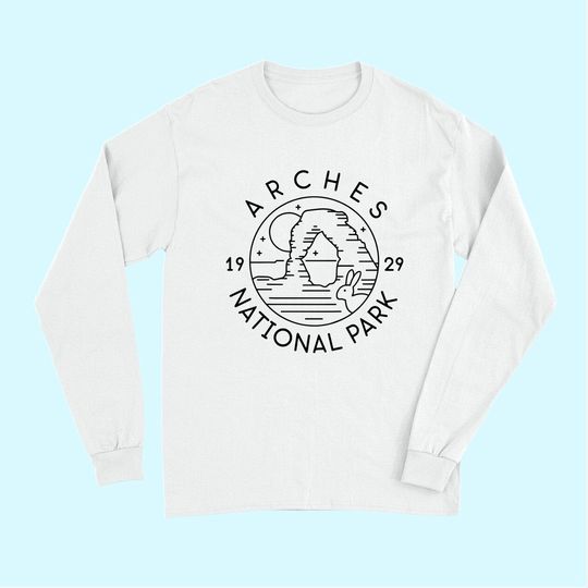 Arches National Park 1929 Moab Utah Long Sleeves