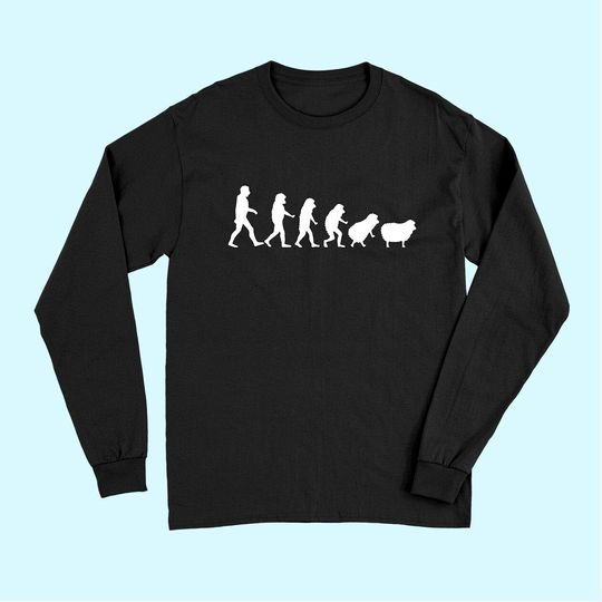 Conspiracy Theorist Human Evolution Wake Up Sheeple Sheep Long Sleeves