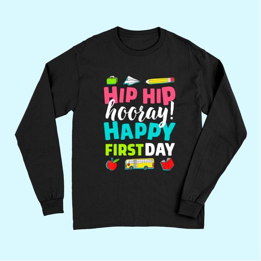 Teacher Child Back to School Long Sleeves
