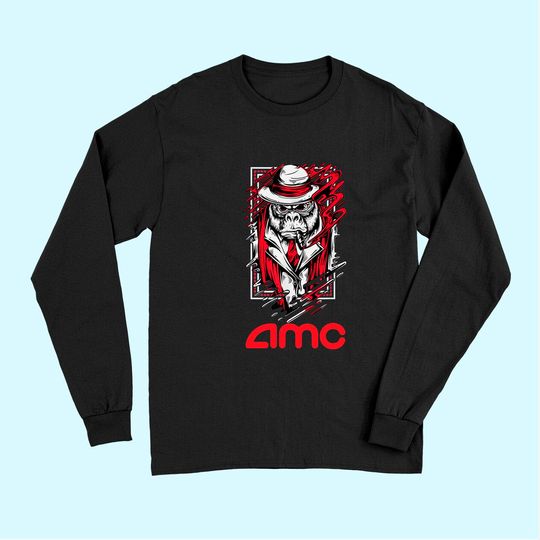 A-M-C - To the moon Short Squeeze Apes Long Sleeves Long Sleeves
