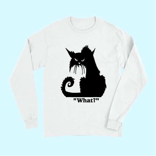 Cat What Long Sleeves