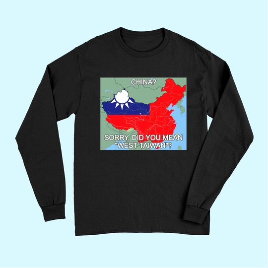 Discover West Taiwan Long Sleeves Taiwan Map West Taiwan Long Sleeves
