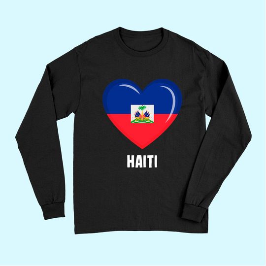 Haiti Flag Long Sleeves