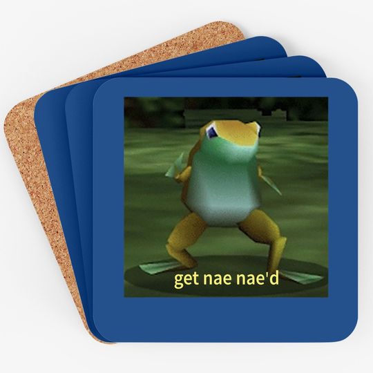Get Nae Nae'd Dancing Frog Meme Coaster