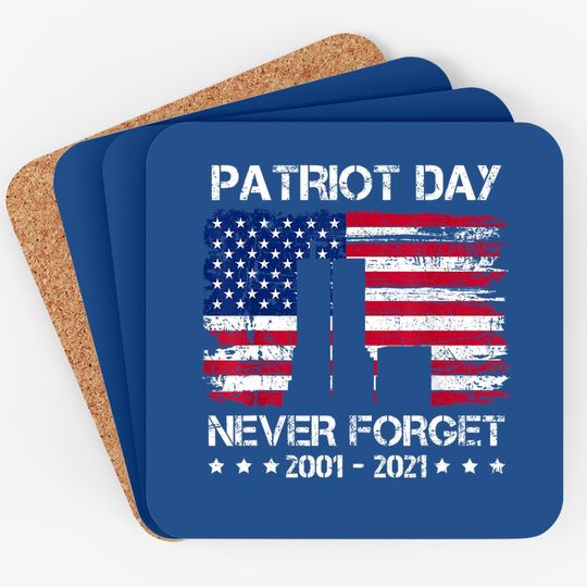 Patriot Day 9 11 Memorial 9/11 20th Anniversary Patriot Coaster