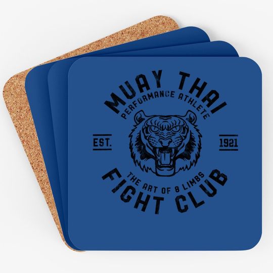 Muay Thai Fight Club Tiger Kick Boxing Coaster