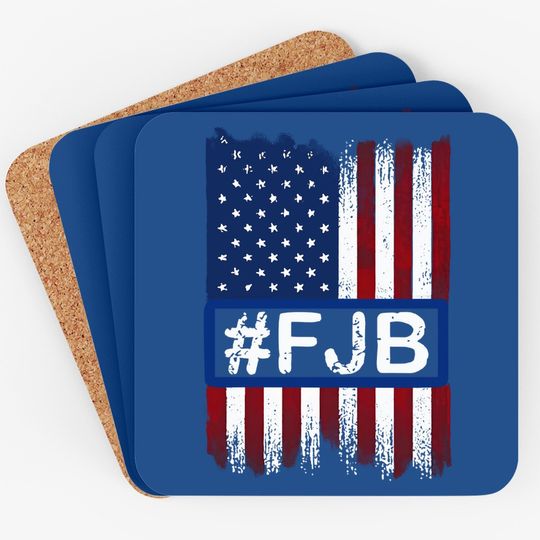 American Flag #fjb Impeach Biden Coaster