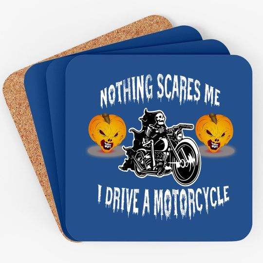 Nothing Scares Me I Drive A Motorcycle,pumpkin Motorcycle For Halloween