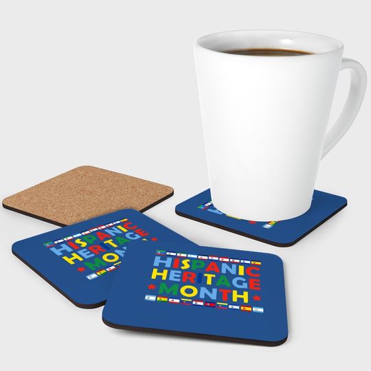 Hispanic Heritage Month 2021 Coaster