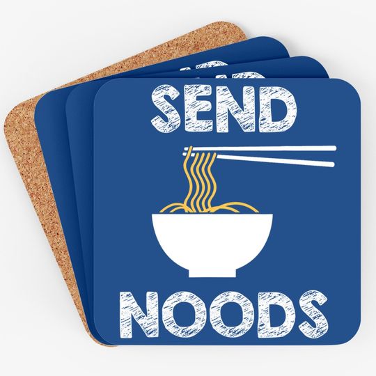 Send Noods Funny Noodle Pasta Coaster