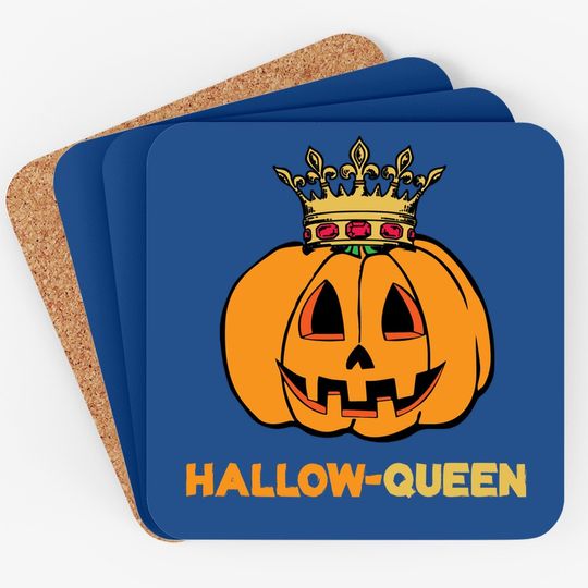 Funny Hallow Queen Costume For Halloween Party Lovers Coaster