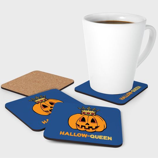 Funny Hallow Queen Costume For Halloween Party Lovers Coaster