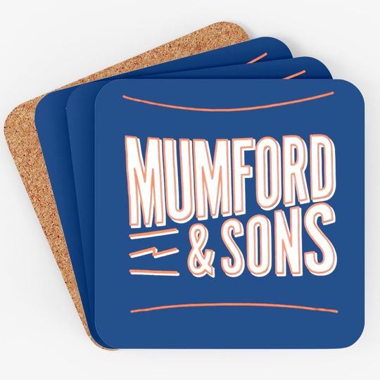 Mumford & Sons Retro Logo Coaster