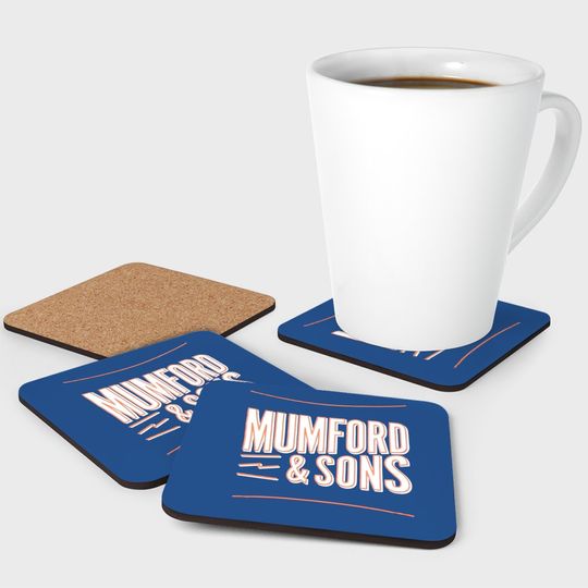 Mumford & Sons Retro Logo Coaster