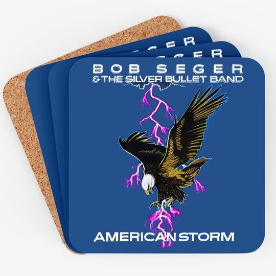 Bob Seger American Storm Tour 1986 Coaster
