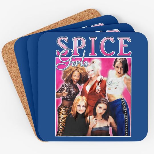 Spice Girls Vintage 90s Rap Hip Hop Coaster