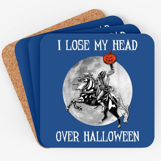 Vintage Halloween Headless Horseman Coaster