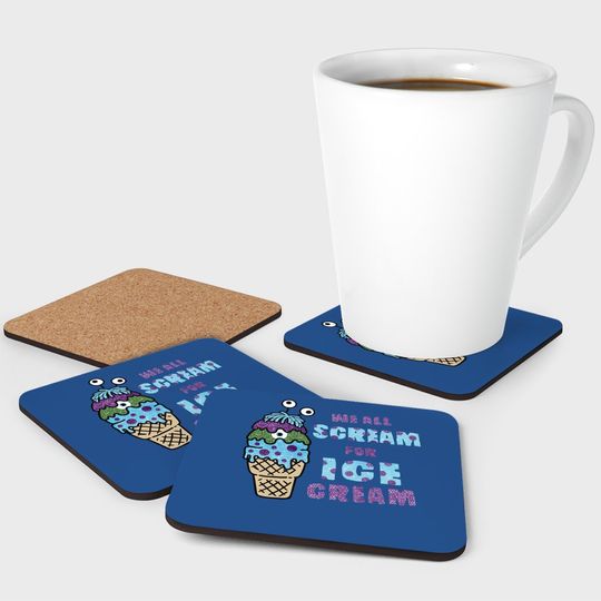 We All Scream For Ice Cream Monsters Inc Coaster