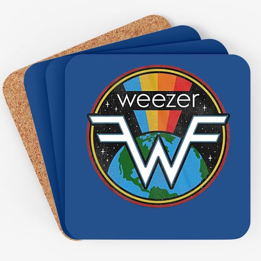 Weezer Space Graphite Heather Coaster