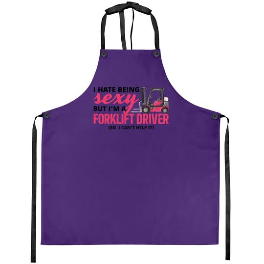 Forklift Driver Apparel Forklift Operator Funny Gift Apron